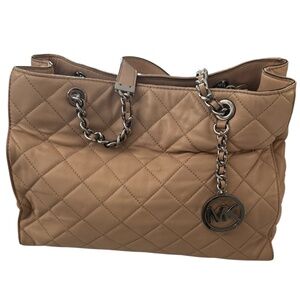 MICHAEL MICHAEL KORS Susannah Large Quilted-Leather Tote